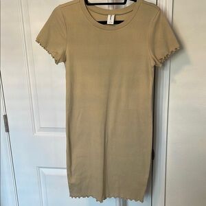 Abound Raincheck Ribbed Short Sleeve Mini Dress NWOT